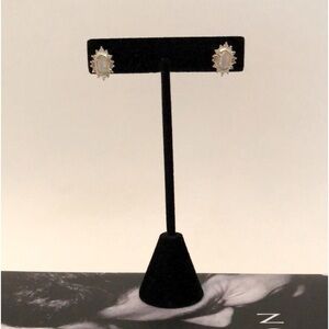 Kendra Scott Yellow-Gold Plated Kay Crystal Pavé Stud Earrings